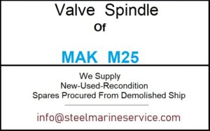 MAK M25-Valve Spindle