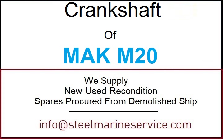 MAK M20-Crankshaft