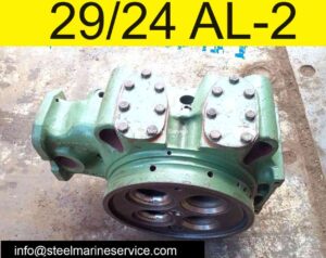 SKL VDS 29/24 AL-2 Cylinder Cover Dismantle From Auxiliary Engine.