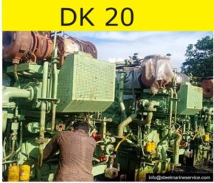 Daihatsu DK 20 Diesel Generator Taken Out Of Ship.