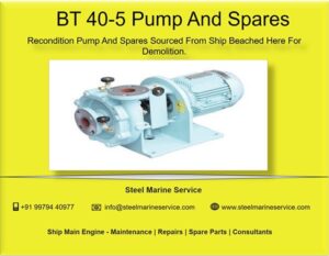 Shinko BT 40-5 Pump Recondition.