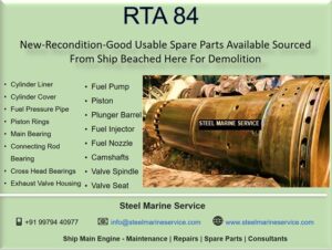 Sulzer RTA 84 Cylinder Liner Supplied Onboard Ship.