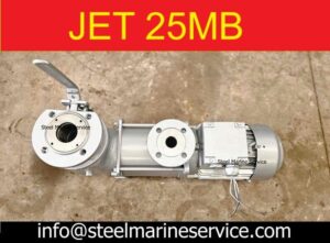 JETS 25MB Vacuumarator Pump Supplied Onboard.