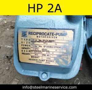 Heishin HP 2A Bilge Pump Repair.