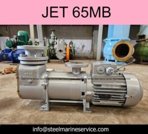 JETS 65MB Vacuumarator Pump Installed Onboard Ship.