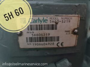 Carlyle-Carrier 5H 60 Refrigeration Compressor Supplied To Client.