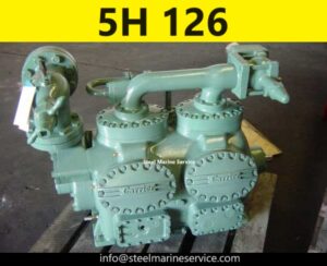 Carlyle-Carrier 5H 126 Refrigeration Compressor.