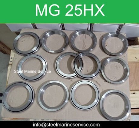NIIGATA MG 25HX Exhaust Valve Seat Installed In Cylinder Cover.